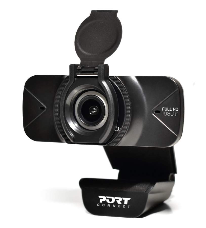 PORT Designs Full HD Webcam, USB-A/USB-C, 1080p, bild 3
