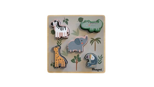 Magni - Montessori animal puzzle, FSC® 100% (5787), bild 3