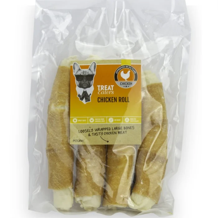 Treateaters - Chicken Rolls 23 cm.4 pcs 400gr - (20818), bild 2