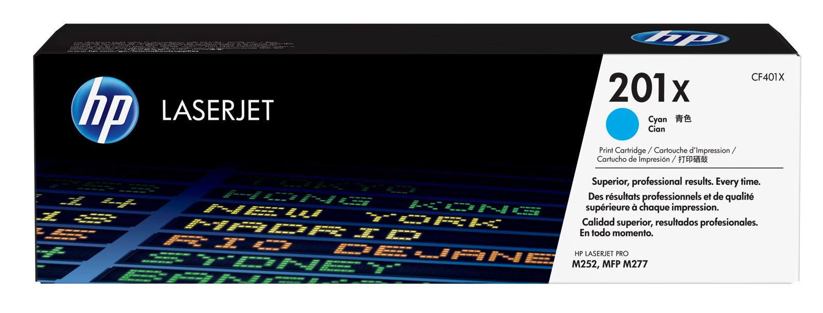 HP Toner 201X Cyan, bild 4