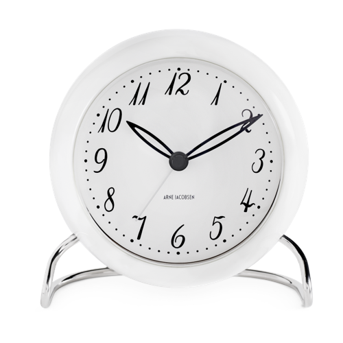 Arne Jacobsen – LK Bordsklocka – Ø11 cm – Vit