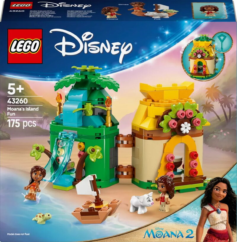 LEGO Disney Princess Vaianas skoj på ön 43260, bild 3