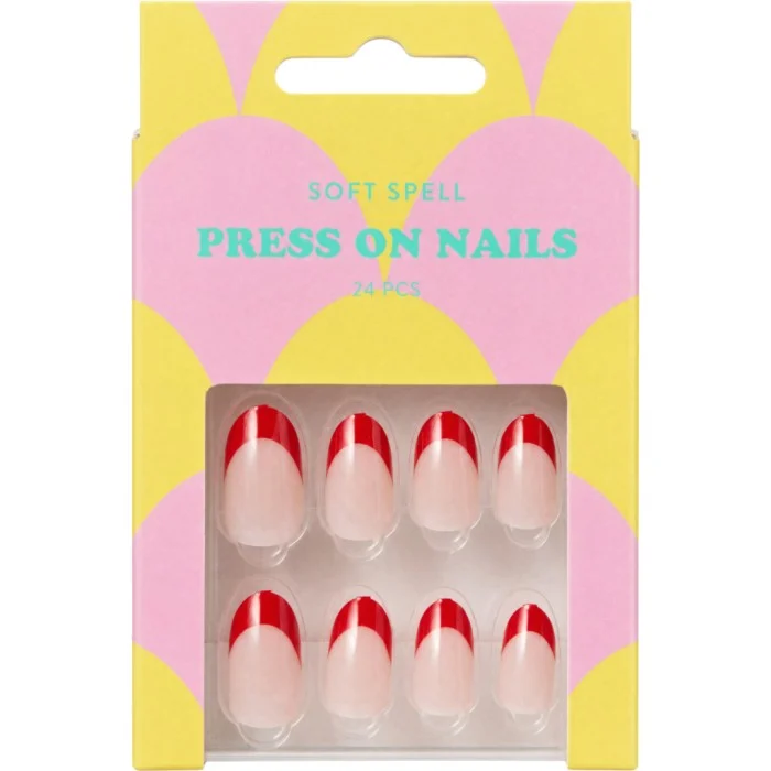 Soft Spell Press On Cherry 24pcs
