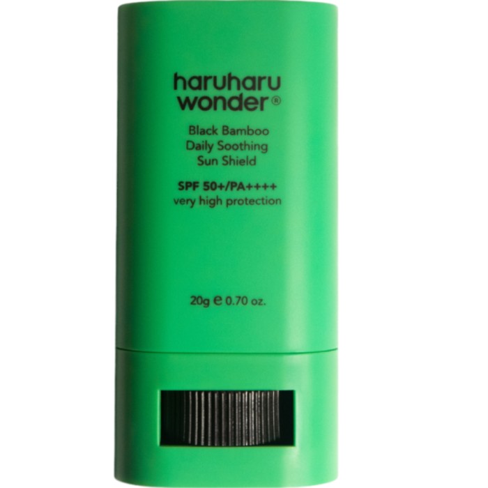 haruharu wonder Black Bamboo Daily Soothing Sun Shield SPF50+PA + + + + 20 g