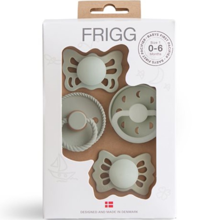 FRIGG Baby's First Pacifier napp Moonlight Sailing (Sage)