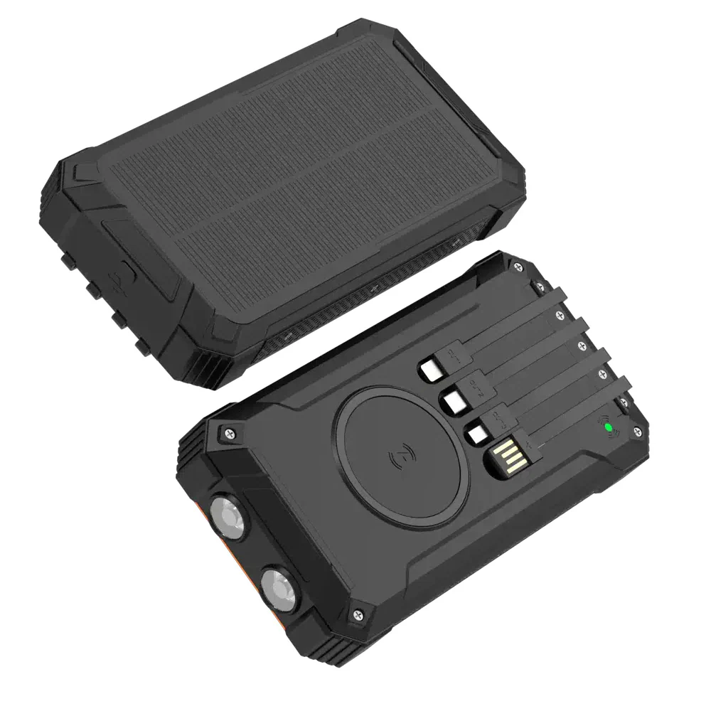 Denver 20000mAh soldriven powerbank (svart)