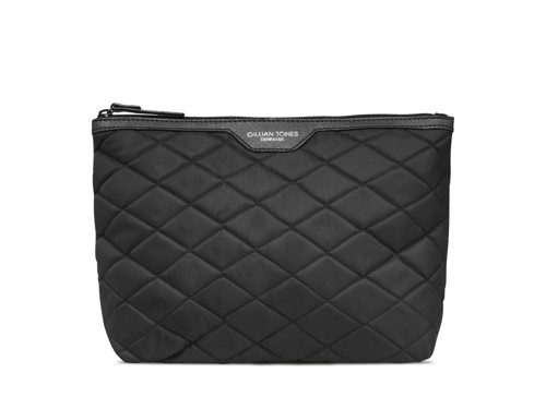 Gillian Jones - Sustainable Cosmetic Bag In 100% Recycled Plastic Black, bild 2