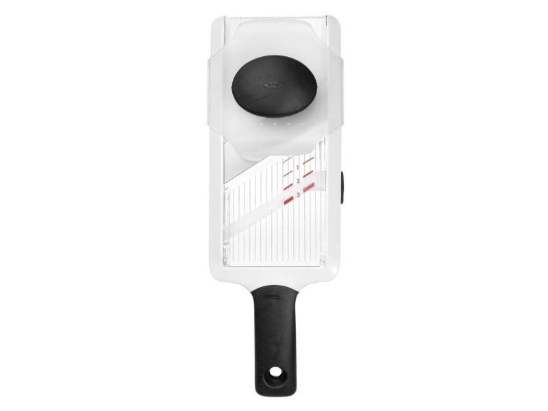 OXO Hand-Held Mandoline Slicer, Manuell, Svart, Vit, 127 mm, 95,2 mm, 292,1 mm, 249,4 g
