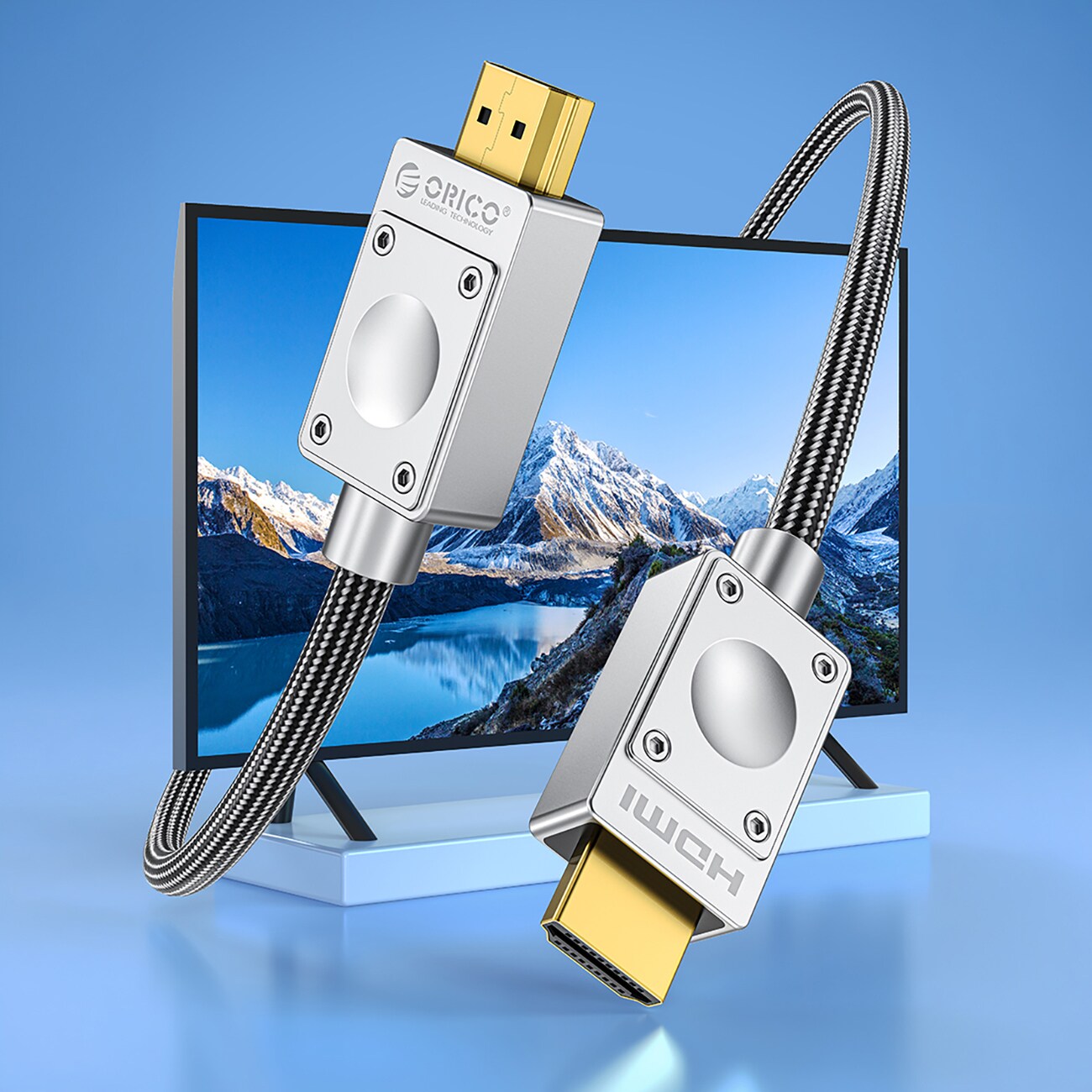 Orico H4BY HDMI 2.0-kabel 0,5 m – svart, bild 5