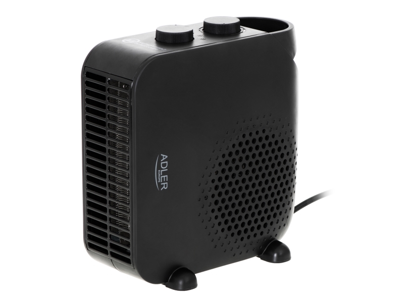 Adler AD 7725B värmefläkt 2000 W, 2 värmelägen, svart