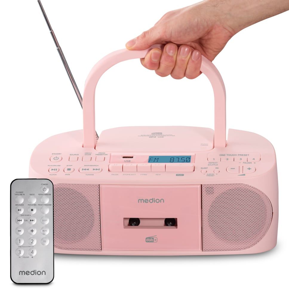 MEDION 50079336, Personal, Digital, DAB+, FM, PLL, 6 W, LCD, 10 m