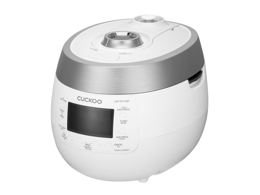 Cuckoo CRP-RT1008F riskokare 1,8 L 1150 W Vit, Aluminium, LED, Knappar, 1,2 m