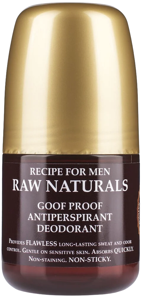 Raw Naturals Raw Naturals Recipe For Men Goof Proof Antiperspirant Deodorant 60 ml