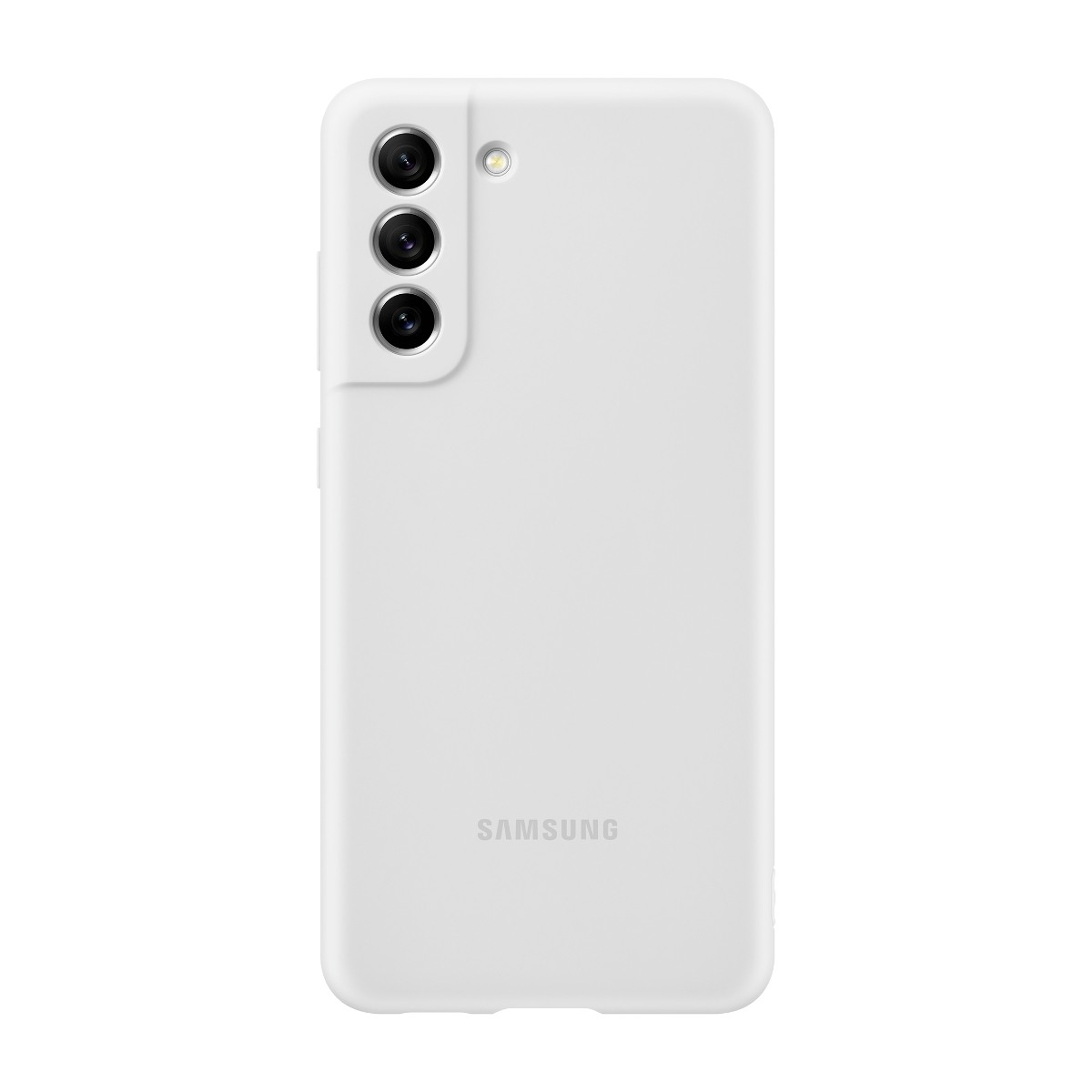 Samsung Galaxy S21 FE silikonfodral, vit