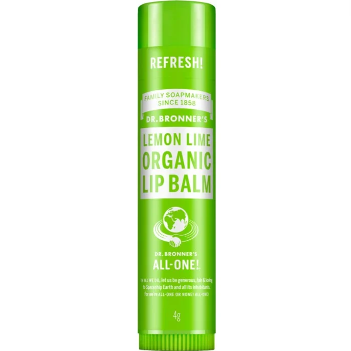 Dr. Bronner’s Organic Lip Balm Lemon-Lime 4 g, bild 2