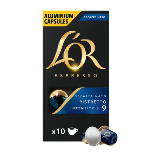 L'Or Ristretto Decaf kaffekapslar, 10 st