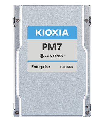 1,6 TB Kioxia PM7-V Series 2.5" Enterprise SSD Mixed Use, SAS 4.0, 24 Gbit/s, Self-Encrypting Drive (SED)