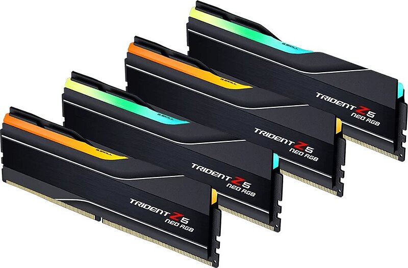 256 GB (4x64GB) DDR5-6000 G.Skill Trident Z5 Neo RGB CL36 - Svart, bild 3
