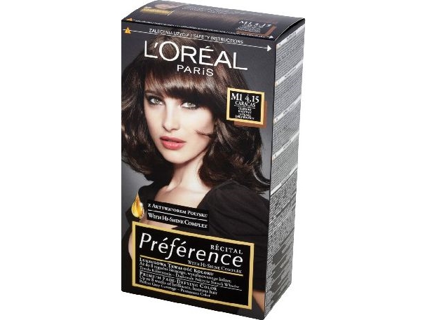 L'Oréal Paris färg Recital Preference M1 mörk kastanj