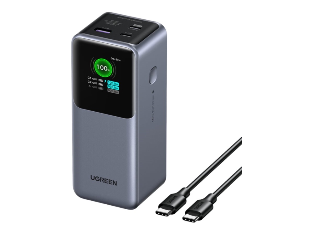 UGREEN 130W Powerbank med Snabbladdning 20000 mAh