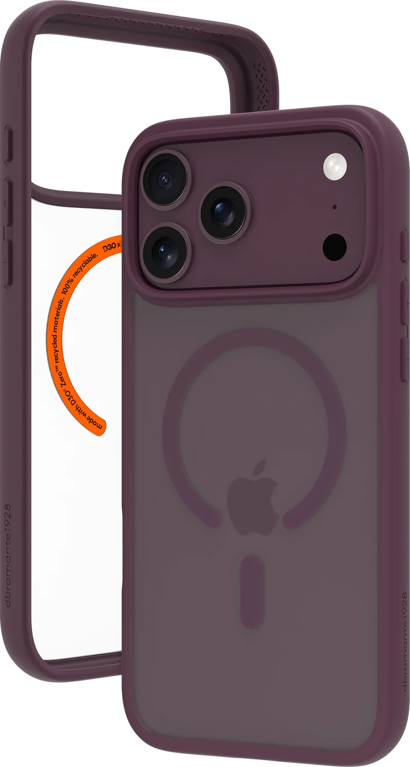 dbramante1928 iPhone 18 Pro Max/17 Pro Max Grenen MagSafe-skal, plommon, bild 5