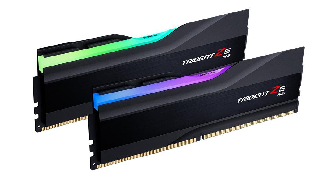 64 GB (2x32GB) DDR5-5600 G.Skill Trident Z5 RGB CL36 - Svart, bild 2