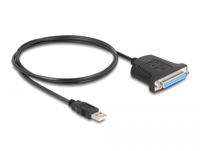 Adapter DeLOCK USB 1.1 till parallellport 25-pin hona, kabel 0,8 m, bild 4