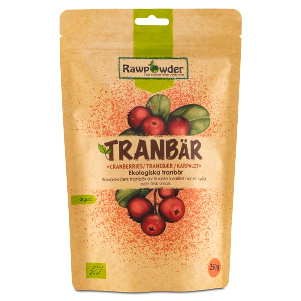 Rawpowder Tranbär 250 g, bild 2