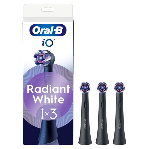 Oral-B iO Radiant White borsthuvuden 3 st, svart, bild 2