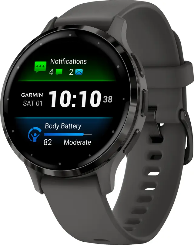 Garmin Venu 3S smartklocka, black sesame/slate