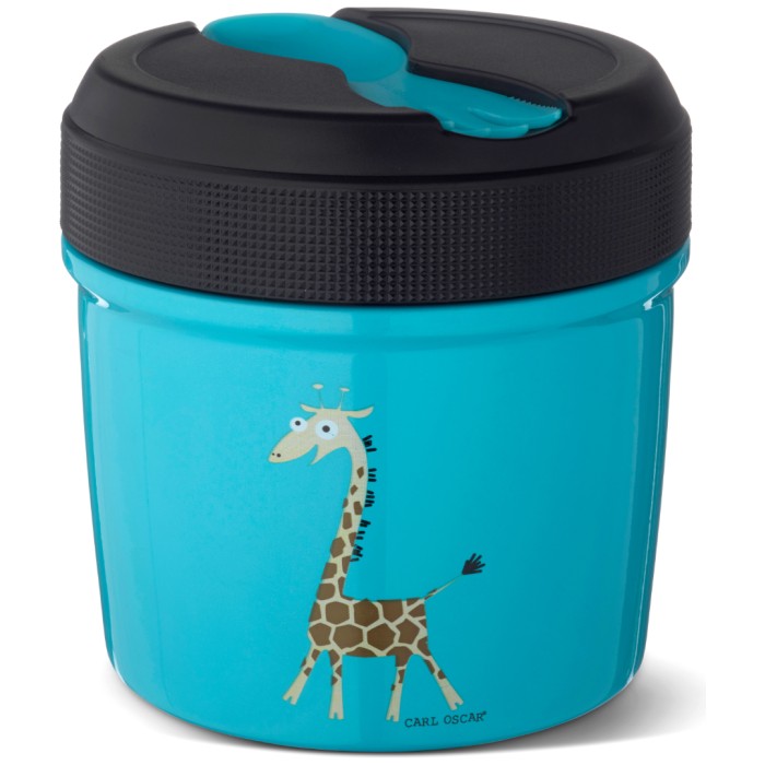 Carl Oscar TEMP LunchJar 0,5 L - Turkos-Giraff, 1 st