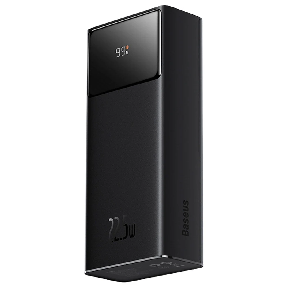 Baseus EnerFill Powerbank 30000mAh 22,5W med USB, USB-C - Svart
