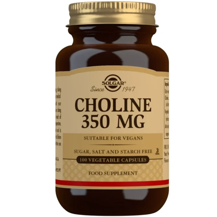 Solgar Choline 350 mg Vegetable Capsules 100 st