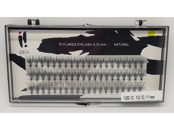 Ibra Naturals Artificial Eyelash Extensions 0.10-11mm