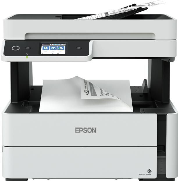 Epson EcoTank ET-M3170, svart/vit skrivare + scanner + kopiator + fax, 20 ppm ISO, duplex, arkmatare, 1200x2400 dpi scanner, duplex, USB/WiFi, bild 3