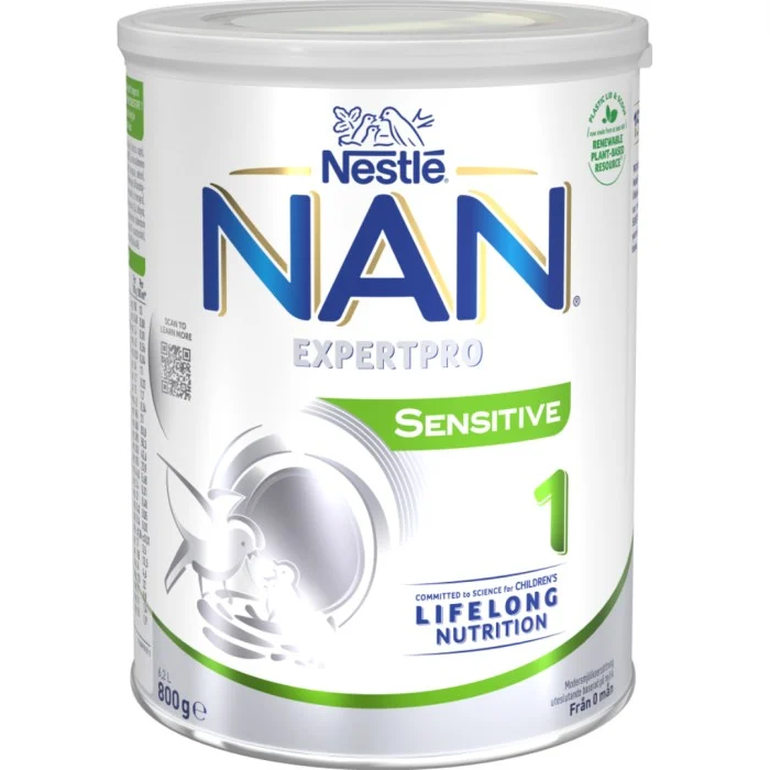 Nestlé NAN ExpertPro Sensitive 1 modersmjölksersättning 800 g