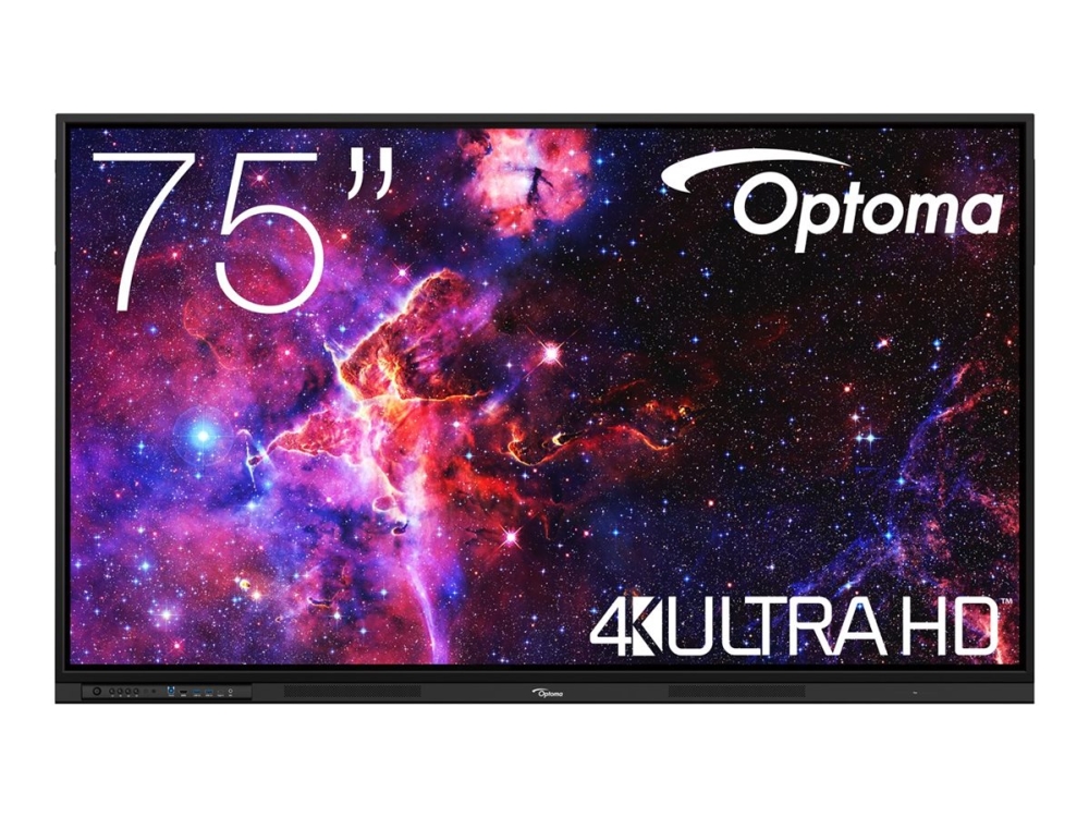 Optoma Creative Touch 3753RK - 75 Diagonal klass 3-Series LED-bakgrundsbelyst LCD-skärm - interaktiv - Android - 4K UHD (2160p) 3840 x 2160
