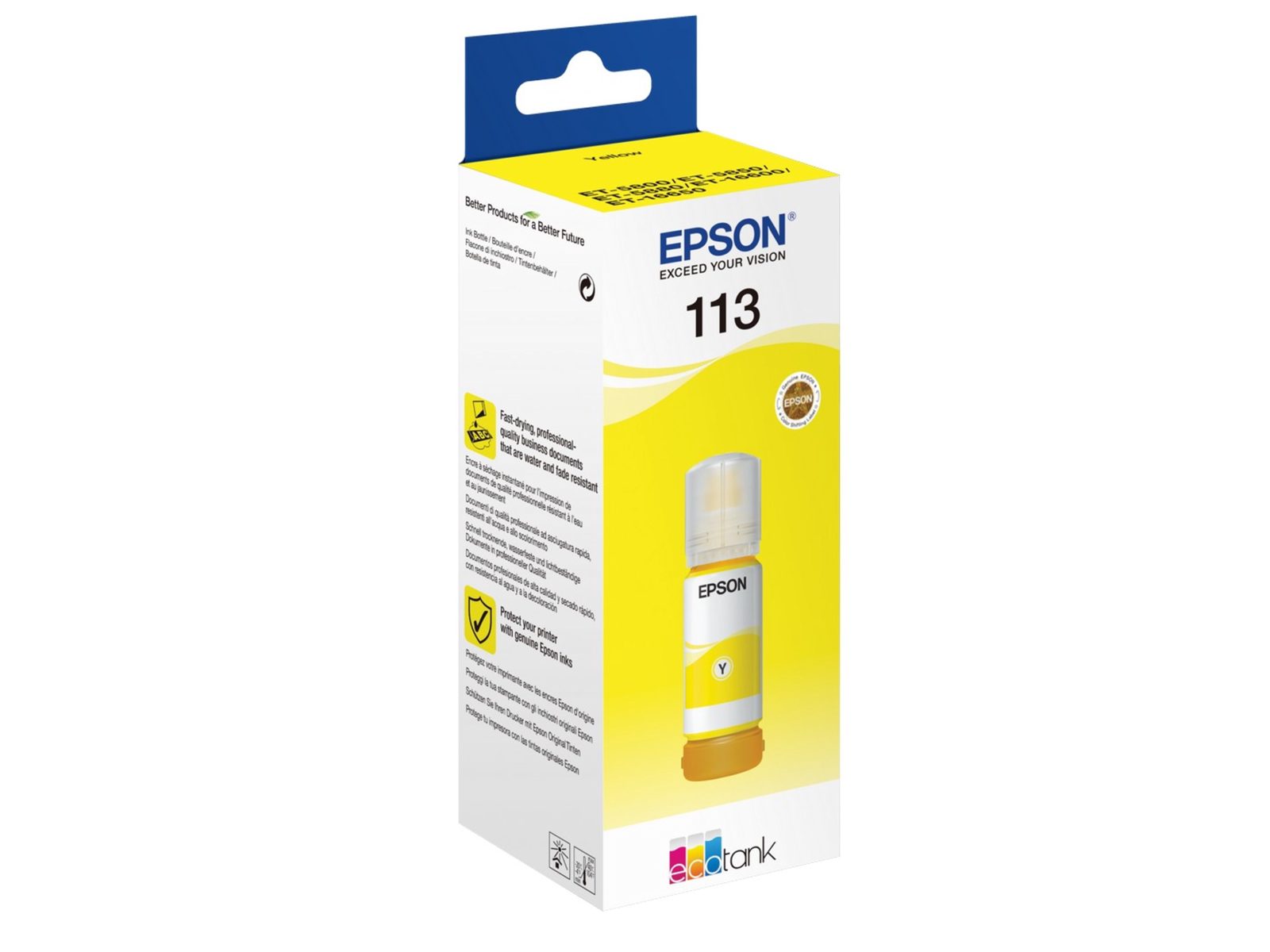 Epson 113 EcoTank, gul original, bild 5