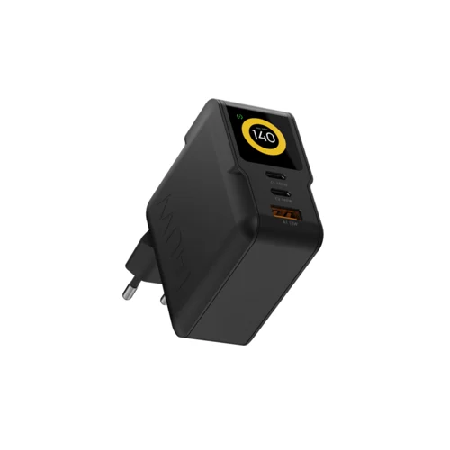Xtorm - 140W GaN3 NextGen Hjemmeoplader USB-C/C/A GRS Sort