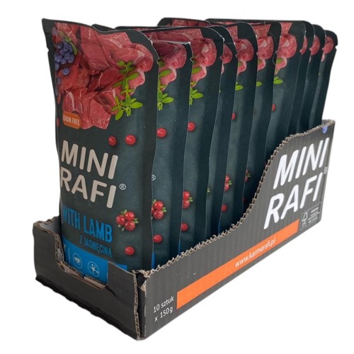 Rafi - 10x Dogfood MINI w/Lamb 150g - Bundle (61030)