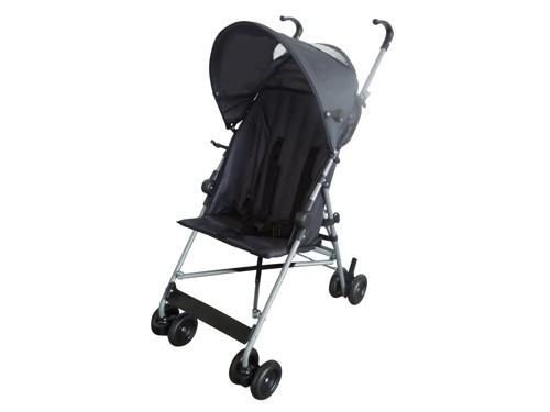 Asalvo - Pushchair Moving - Coal - Unfolded: 46 cm W x 74 cm L x 94 cm H; Folded: 107 cm W x 22 cm L x 22 cm H, bild 2