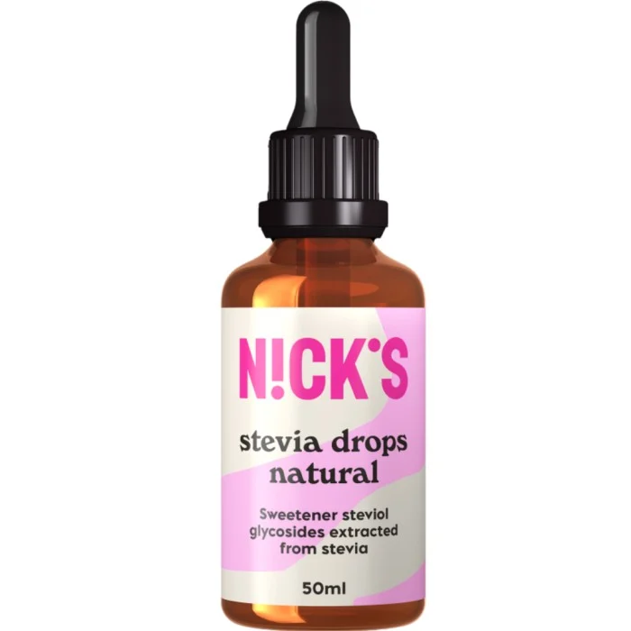 Nicks Stevia Drops, Natural, 50 ml