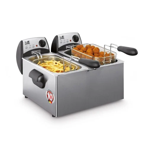 FRITEL Starter FR 1355 Duo - Fritös - 6 liter - 4.4 kW - grå