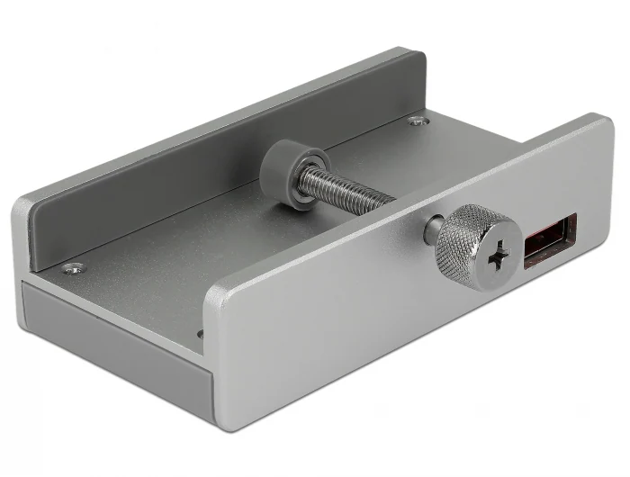 Delock extern USB 3.0-hubb med 4 portar och fästskruv, bild 2