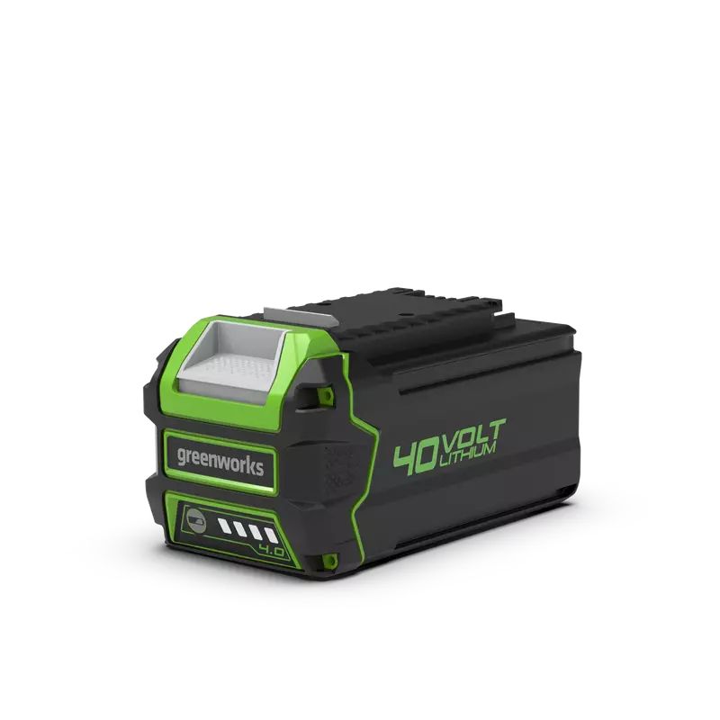 Greenworks G40B4, Batteri, Litium-Ion (Li-Ion), 4 Ah, 40 V, Greenworks, Svart, Grön