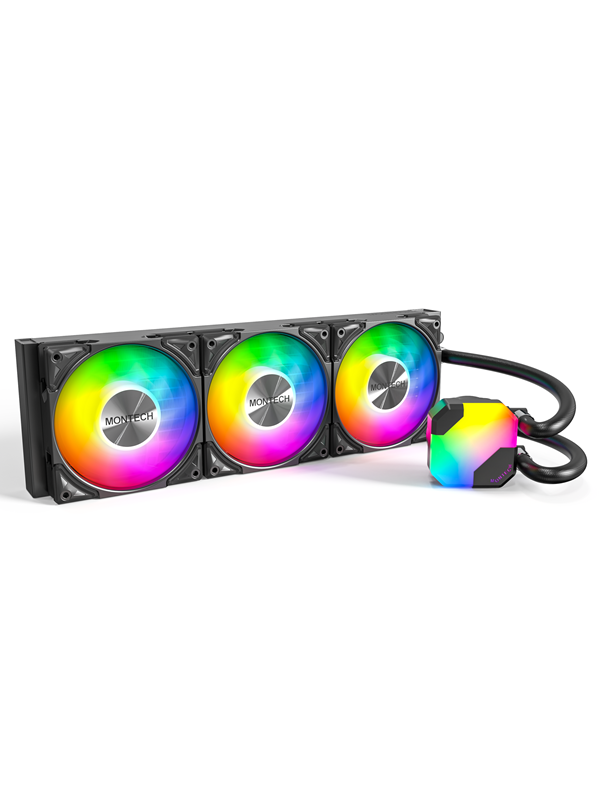 Montech Hyper Flow ARGB 360 - Black - CPU Vattenkylare - Max 29 dBA