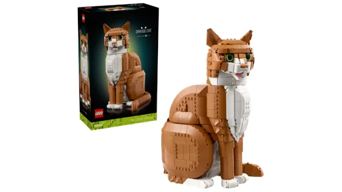LEGO Ideas 21376 Orange Katt, bild 3