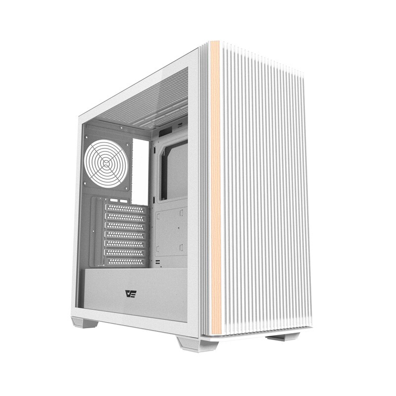 Darkflash DS900WS ATX Computer Case - Chassi - Vit, bild 2