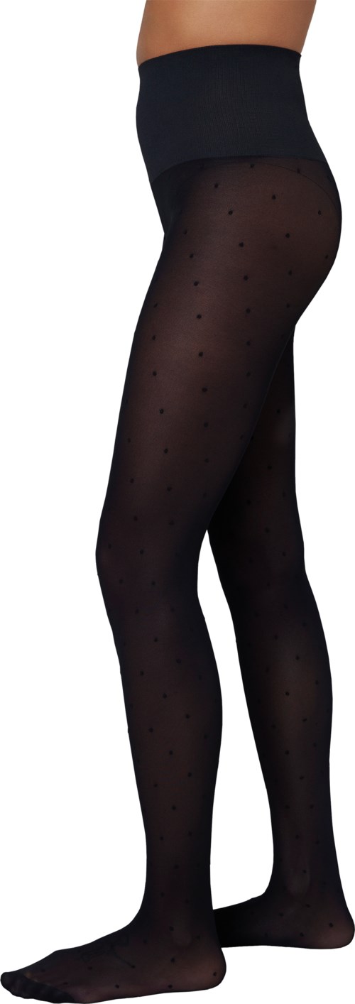 Swedish Stockings Doris Dot Tights Black S