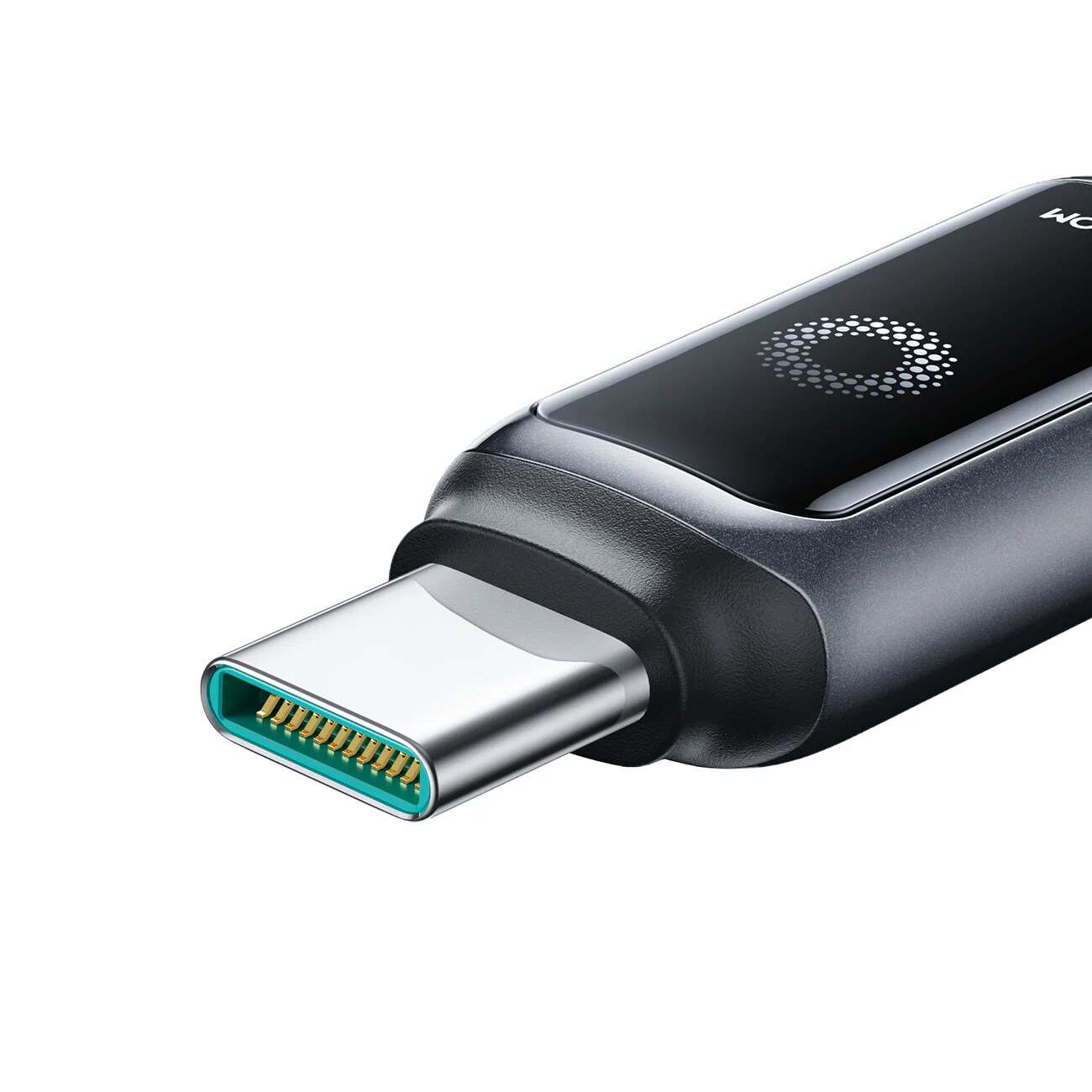 Joyroom USB-C till USB-C snabbladdningskabel 100W, 1,2m - Svart, bild 3
